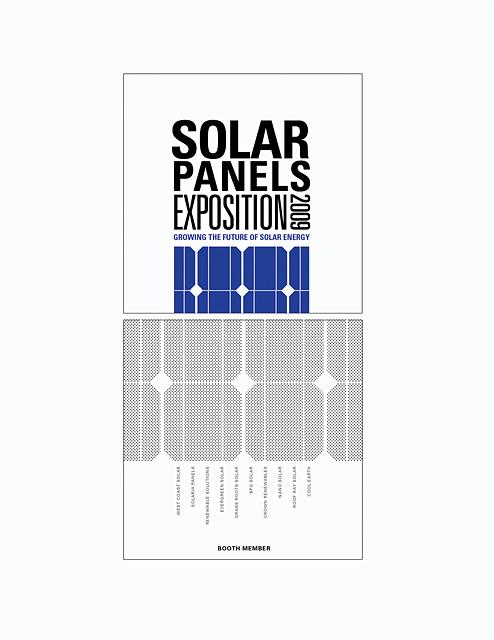 Solar Panel Expo 09 Neck Tag